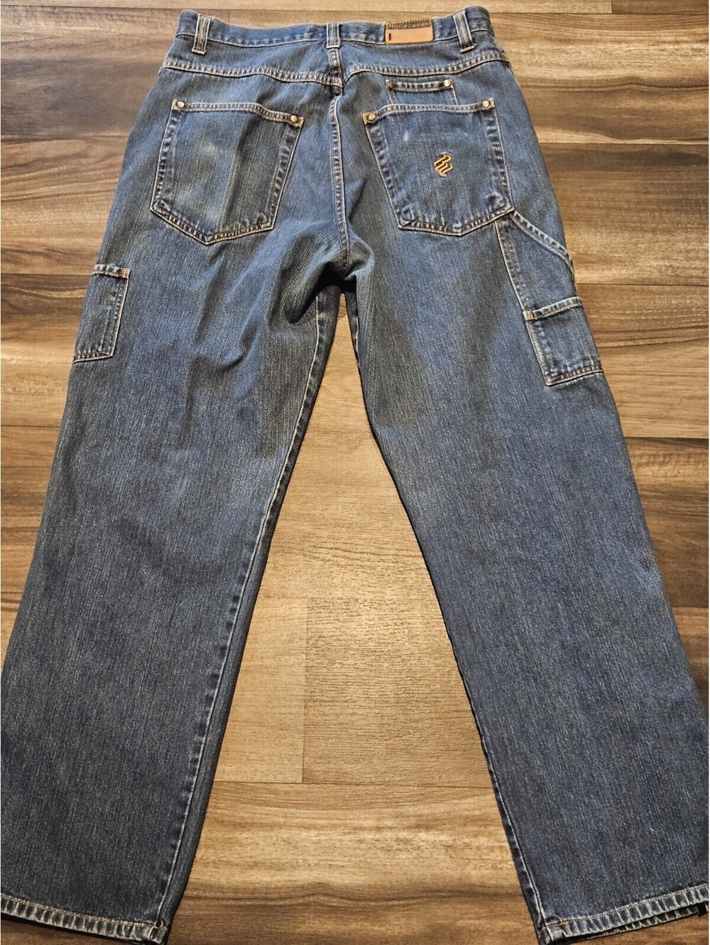 Vintage Y2K Rocawear Baggy Jeans 34X 34 Hip Hop Skate Denim Streetwear
